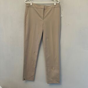 Vince Camuto khaki dress pants with slit ankles Size 8 NWT